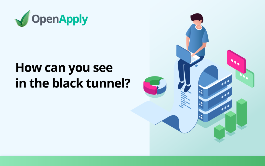 How can you see in the black tunnel?