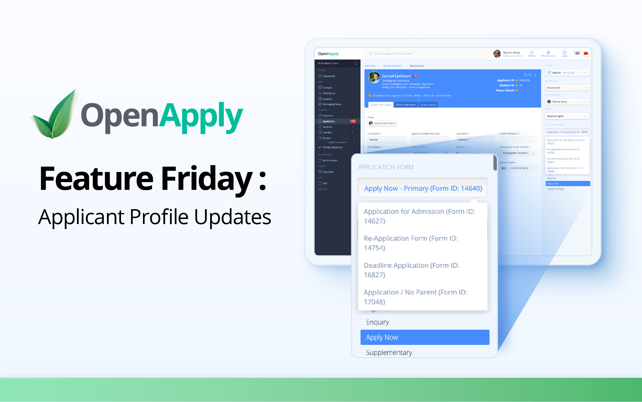 Feature Friday – Applicant Profile Updates